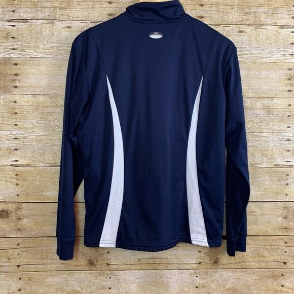 Under Armour Zip up Jacket Womens Blue Track Jacket Lightweight Medium - Picture 2 of 5
